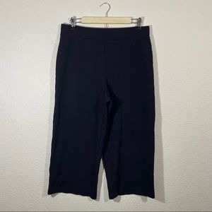 Liz Claiborne sz:L Elastic Waist Pull-On Cropped Stretch Pants